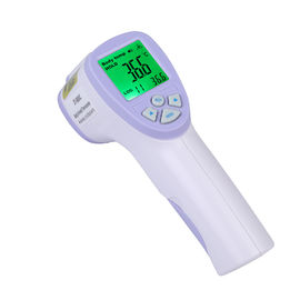 Weißer einfacher Lese-Digital-Stirn-Thermometer-Großbildhintergrundbeleuchtungs-Anzeige